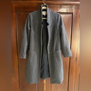 Old Navy Blue/Grey Herringbone Coat